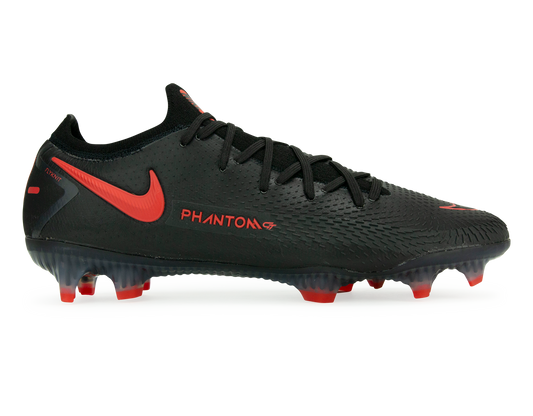 Nike Men's Phantom GT Elite FG Black/Dark Smoke Grey/Chile Red