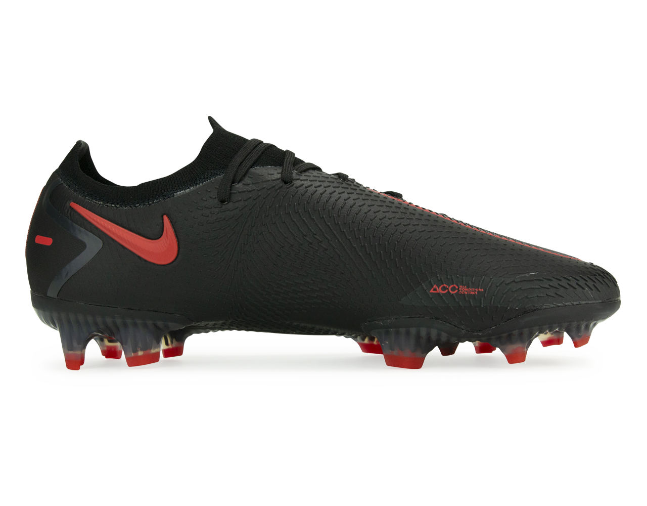 Nike Men's Phantom GT Elite FG Black/Dark Smoke Grey/Chile Red