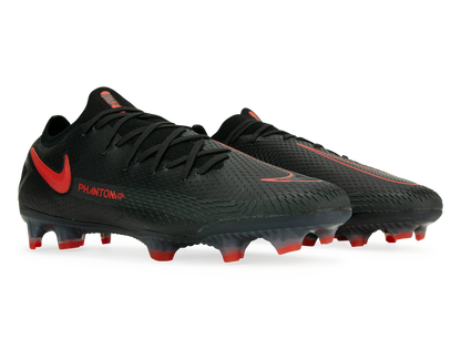 Nike Men's Phantom GT Elite FG Black/Dark Smoke Grey/Chile Red