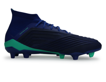 adidas Men'sPredator 18.1 FG Uni Ink/Aero Green