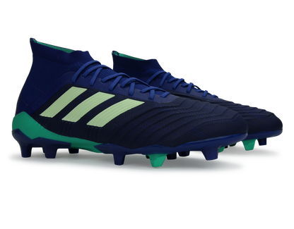 adidas Men'sPredator 18.1 FG Uni Ink/Aero Green