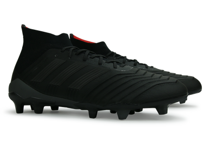 adidas Men's Predator 18.1 FG Core Black/Real Coral