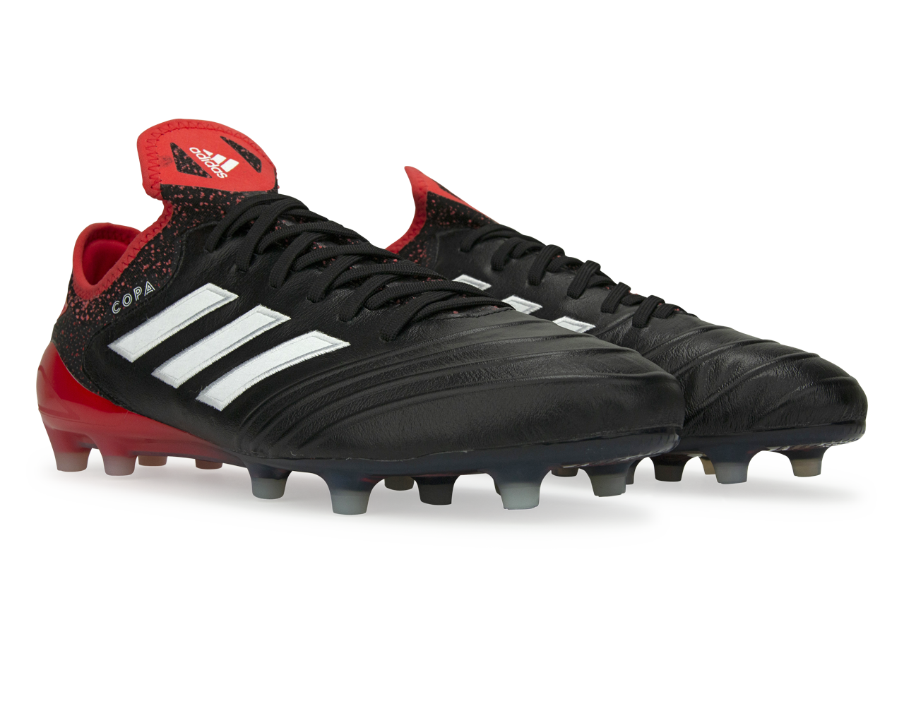 adidas Men's Copa 18.1 FG Black/White/Real Coral