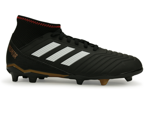 adidas Kids Predator 18.3 FG Core Black/White