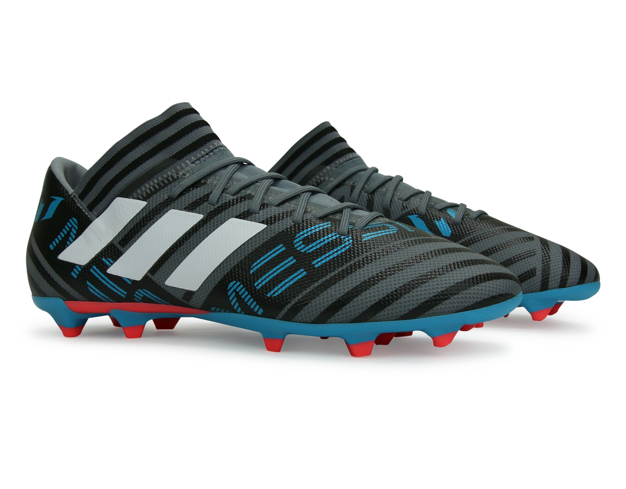 adidas Men's Nemeziz Messi 17.3 FG Grey/White/Core Black
