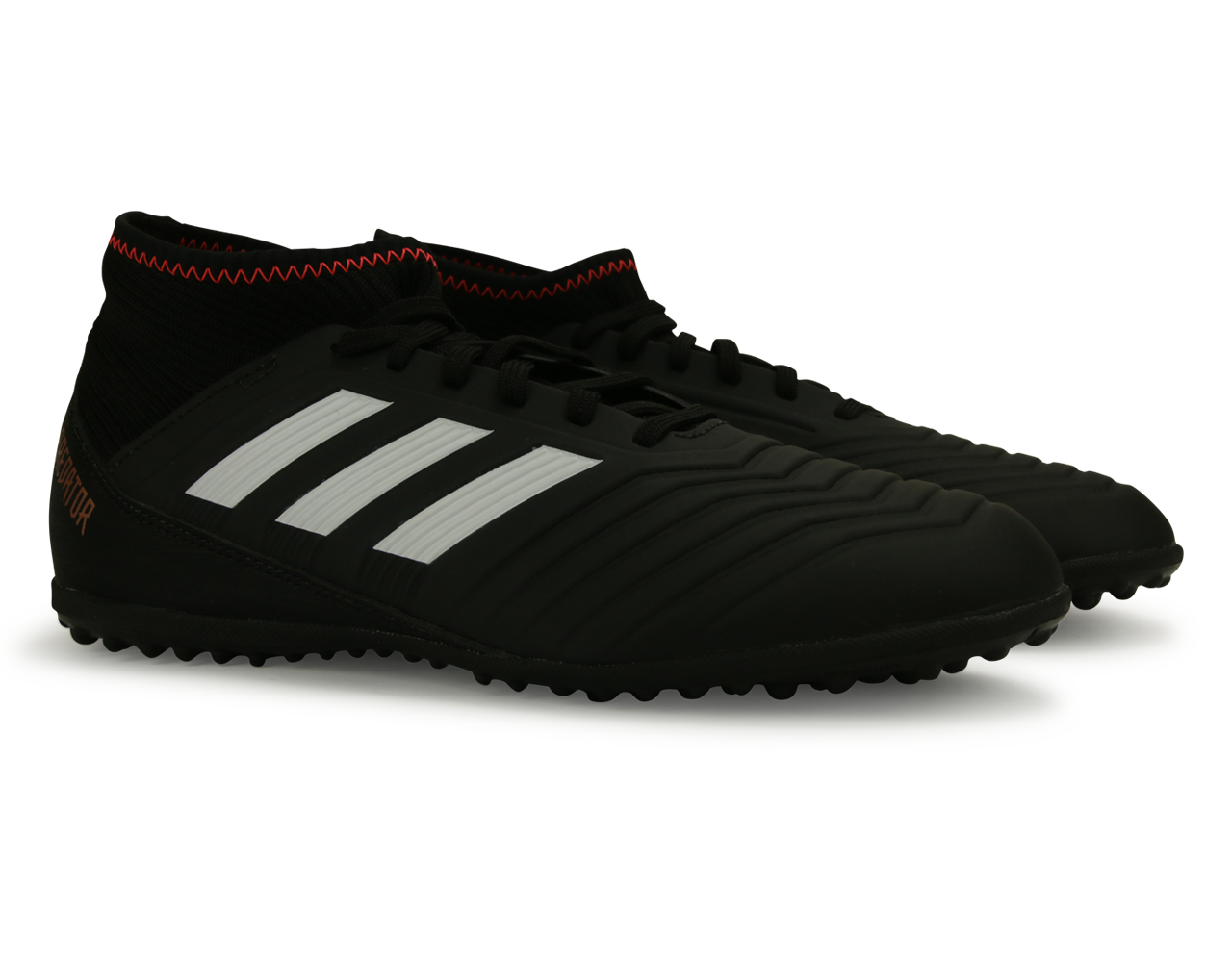 adidas Kids Predator Tango 18.3 Turf Soccer Shoes Core Black/White