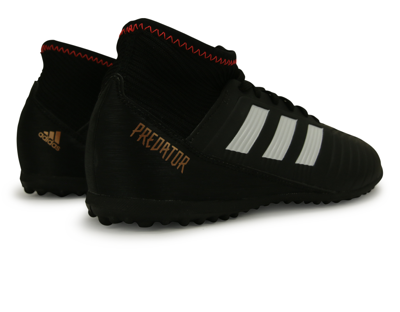 adidas Kids Predator Tango 18.3 Turf Soccer Shoes Core Black/White