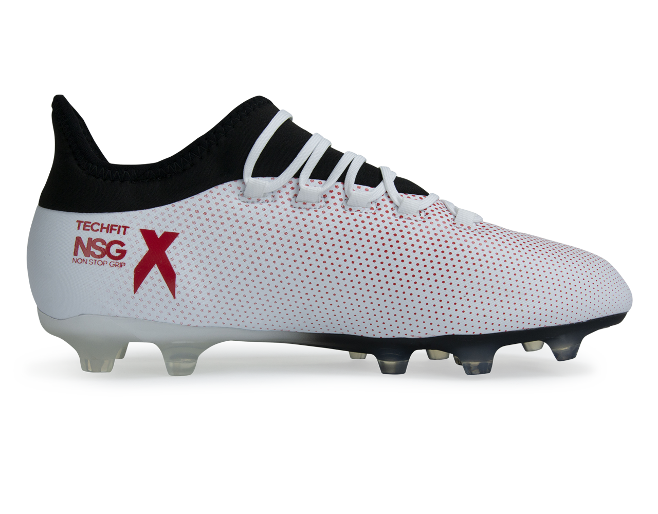 adidas Men's X 17.2 FG White/Real Coral/Core Black