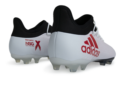 adidas Men's X 17.2 FG White/Real Coral/Core Black