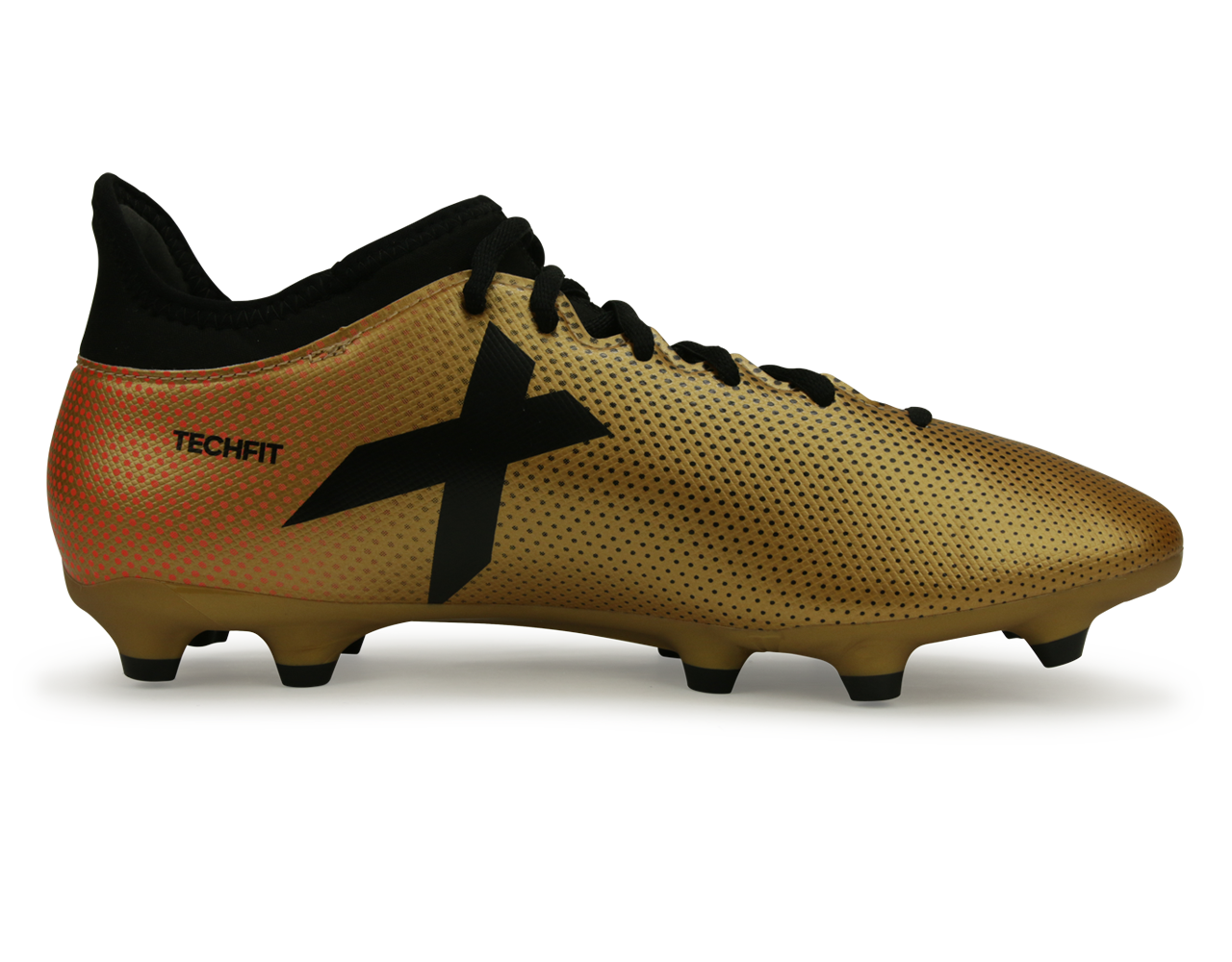 adidas Men's X 17.3 FG Tactile Gold Metallic/Core Black/Solar Red