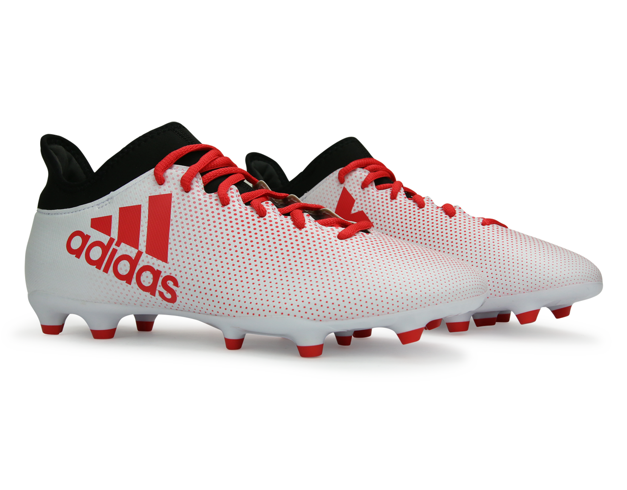 adidas Men's X 17.3 FG White/Real Coral/Core Black