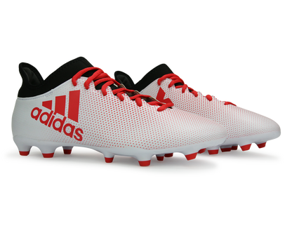 adidas Men's X 17.3 FG White/Real Coral/Core Black