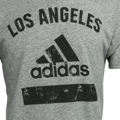 adidas Men's LAFC Tri Blend Tee Dark Heather Gray
