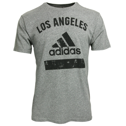 adidas Men's LAFC Tri Blend Tee Dark Heather Gray