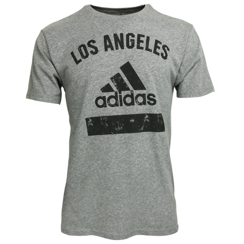 adidas Men's LAFC Tri Blend Tee Dark Heather Gray