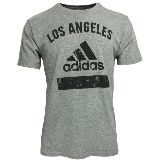 adidas Men's LAFC Tri Blend Tee Dark Heather Gray