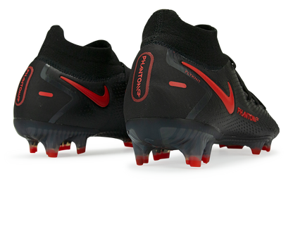 Nike Men's Phantom GT DF Elite FG Black/Dark Smoke Grey/Chile Red