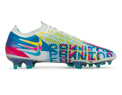 Nike Men's Phantom GT Elite 3D FG White/Pink/Yellow/Blue