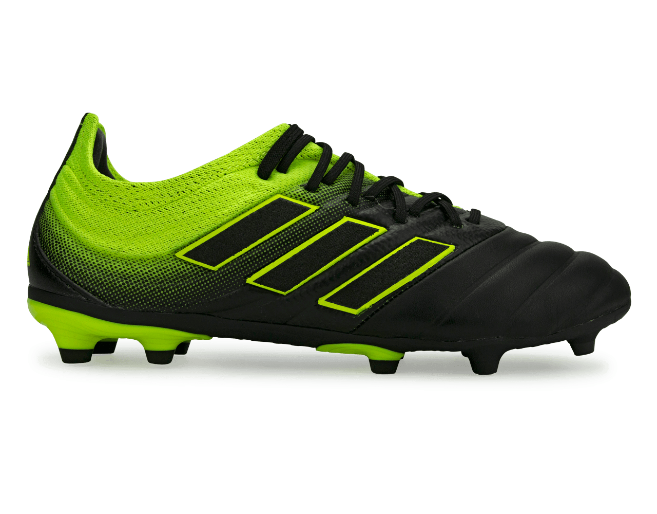 adidas Kids Copa 19.1 FG Core Black/Core White/Solar Yellow