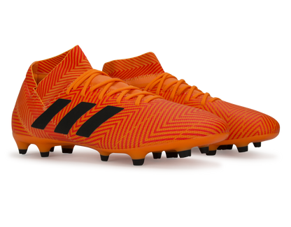 adidas Men's Nemeziz 18.3 FG Zest/Core Black/Solar Red