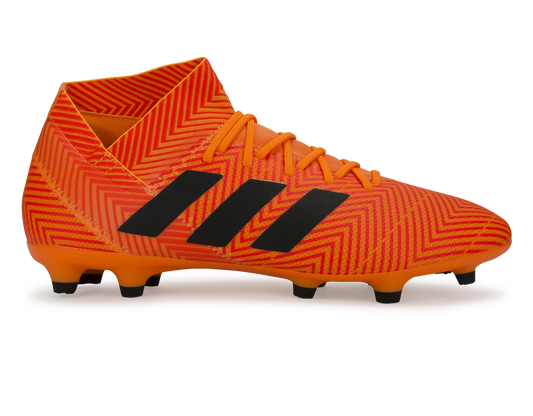 adidas Men's Nemeziz 18.3 FG Zest/Core Black/Solar Red