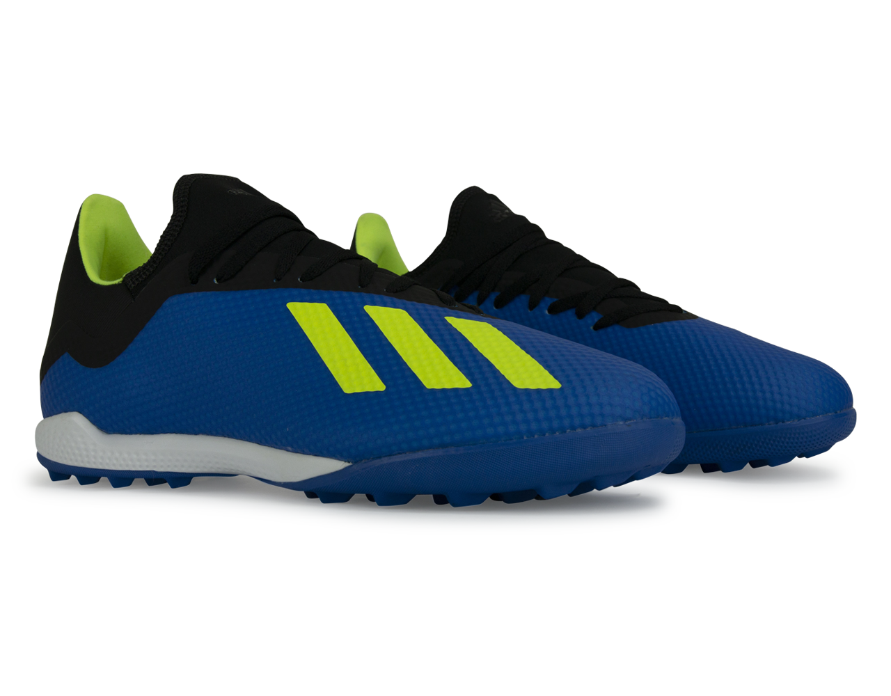 adidas Men's X Tango 18.3 Turf Soccer Shoes Footblue/Solar Yellow/Core Black