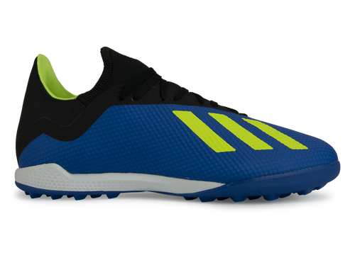 adidas Men's X Tango 18.3 Turf Soccer Shoes Footblue/Solar Yellow/Core Black