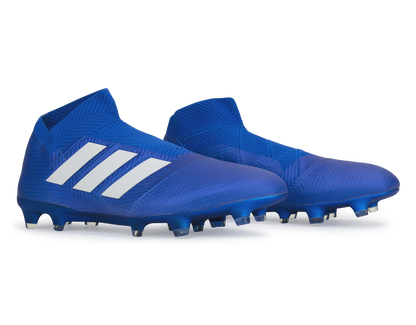 adidas Men's Nemeziz 18+ FG Blue/White