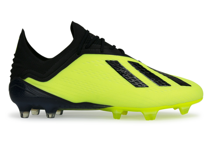 adidas Men's X 18.1 FG Solar Yellow/Core Black/White