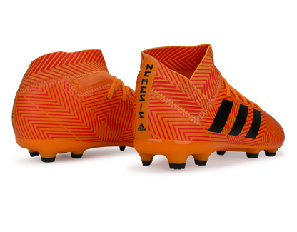 adidas Kids Nemeziz 18.3 FG Zest/Core Black/Solar Red