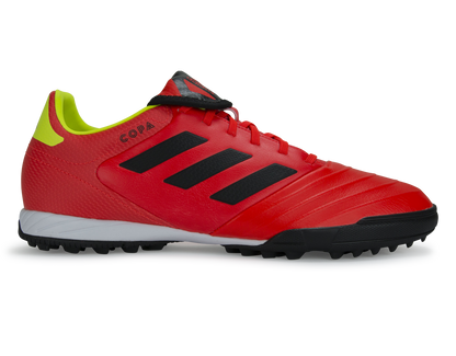 adidas Men's Copa 18.3 Turf Soccer Shoes Solar Red/Core Black