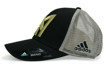 adidas Men's LAFC Mesh Back Structured Flex Cap Black