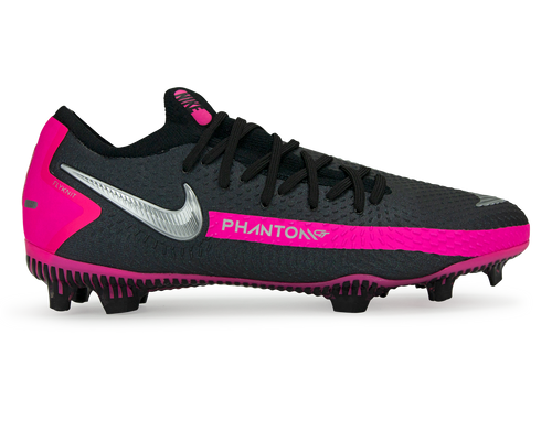 Nike Kids Phantom GT Pro FG Black/Metallic Silver