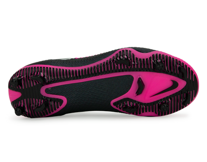 Nike Kids Phantom GT Pro FG Black/Metallic Silver
