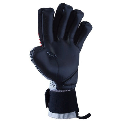adidas Men's Predator Pro Fingersave Goalkeeper Gloves Silver Metallic/Black/Hi-Res Red