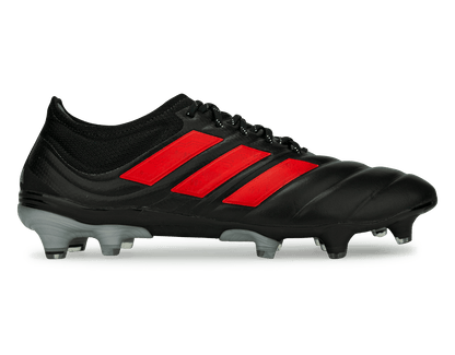 adidas Men's Copa 19.1 FG Core Black/Hi-Res Red/Silver Metallic