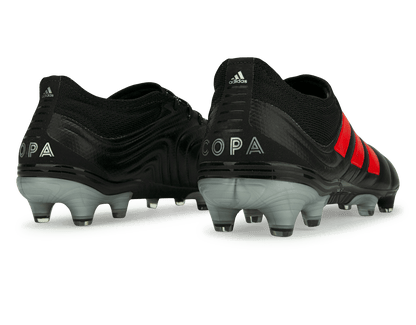 adidas Men's Copa 19.1 FG Core Black/Hi-Res Red/Silver Metallic