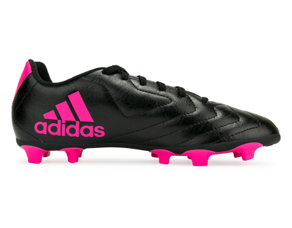 adidas Kids Goletto VII FG Core Black/Shock Pink