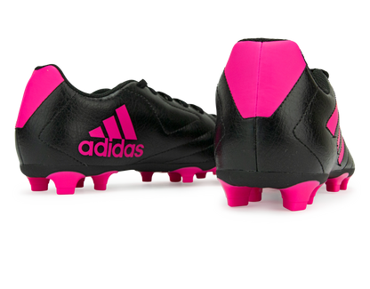 adidas Kids Goletto VII FG Core Black/Shock Pink