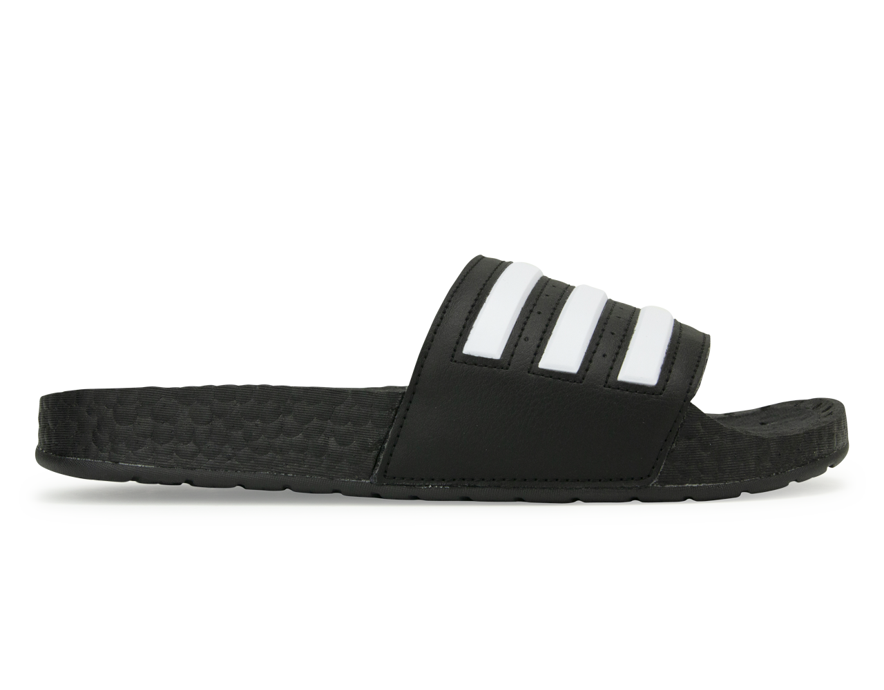 adidas Men's Adilette Boost Sandals Black/White