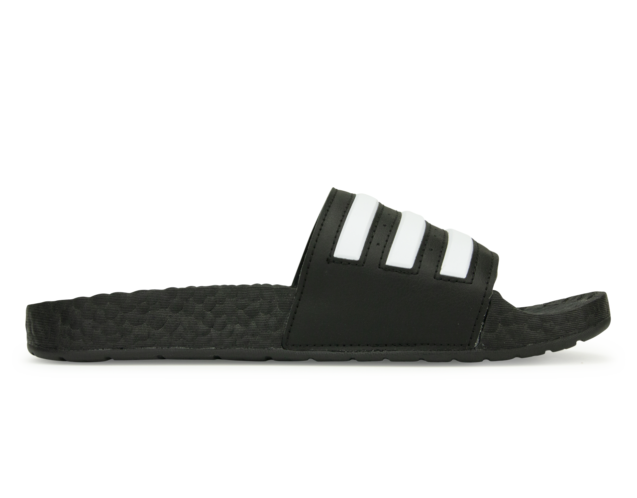 adidas Men's Adilette Boost Sandals Black/White