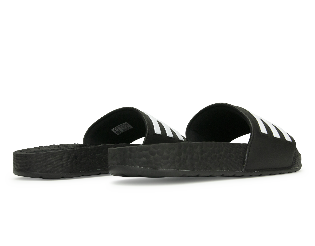 adidas Men's Adilette Boost Sandals Black/White