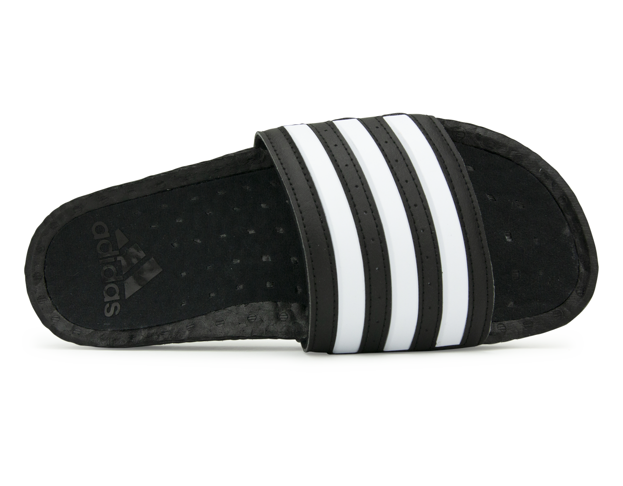 adidas Men's Adilette Boost Sandals Black/White