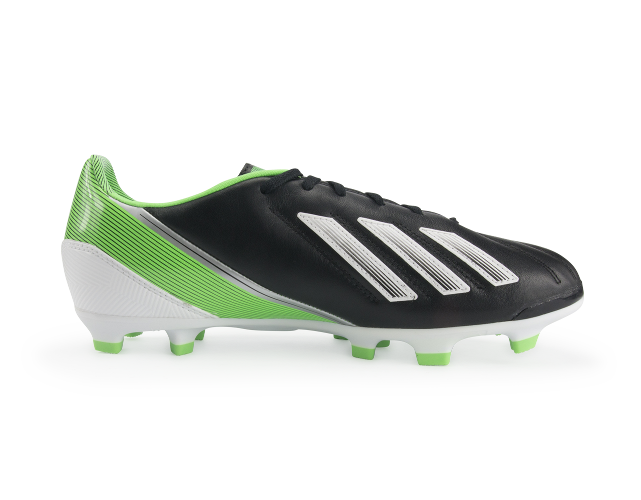adidas Men's F30 TRX FG Leather Black/Running White/Green Zest
