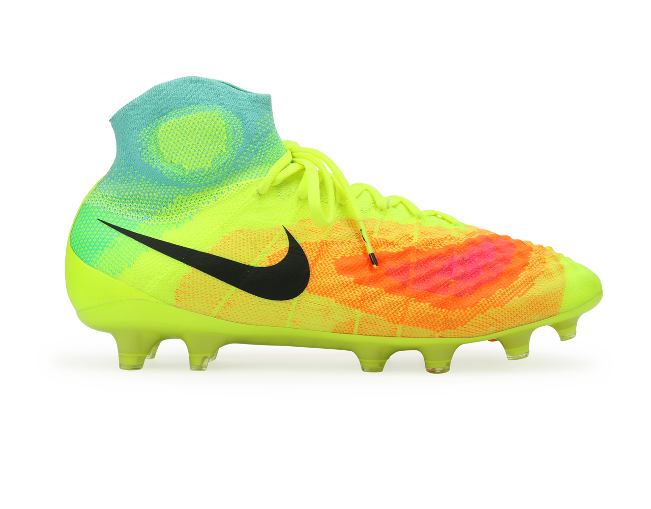 Nike Men's Magista Obra II FG  Volt/Black/Total Orange