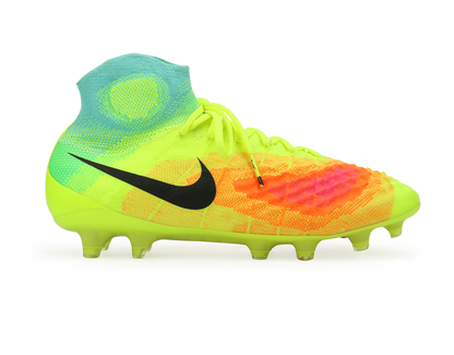 Nike Men's Magista Obra II FG  Volt/Black/Total Orange