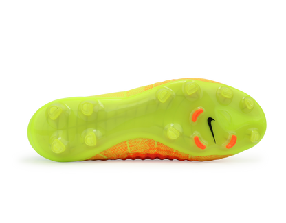 Nike Men's Magista Obra II FG  Volt/Black/Total Orange