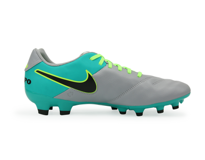 Nike Men's Tiempo Genio II FG Wolf Grey/Black/Clear Jade