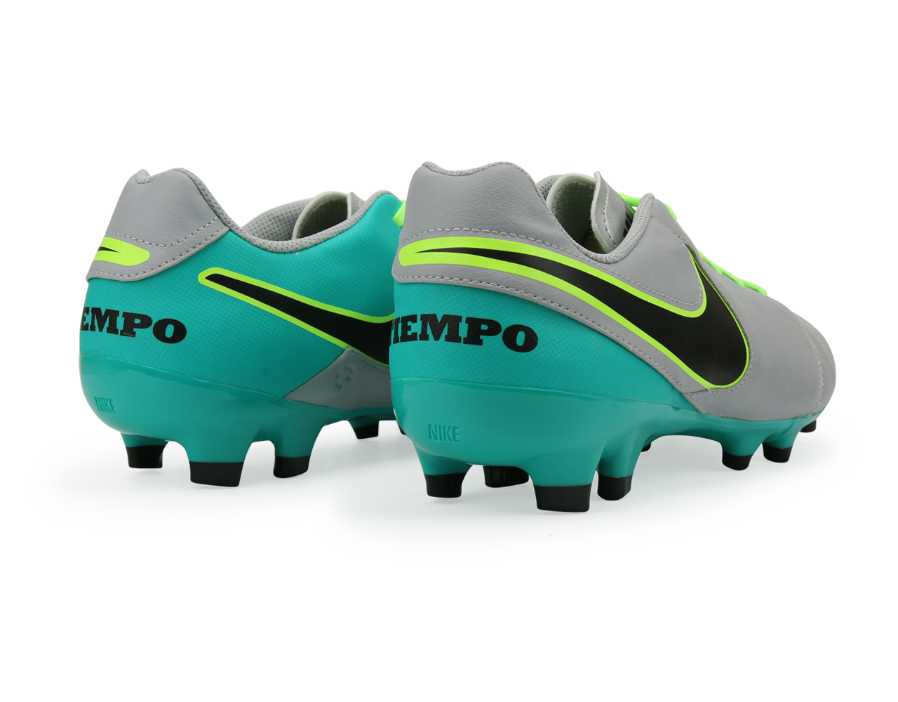 Nike Men's Tiempo Genio II FG Wolf Grey/Black/Clear Jade