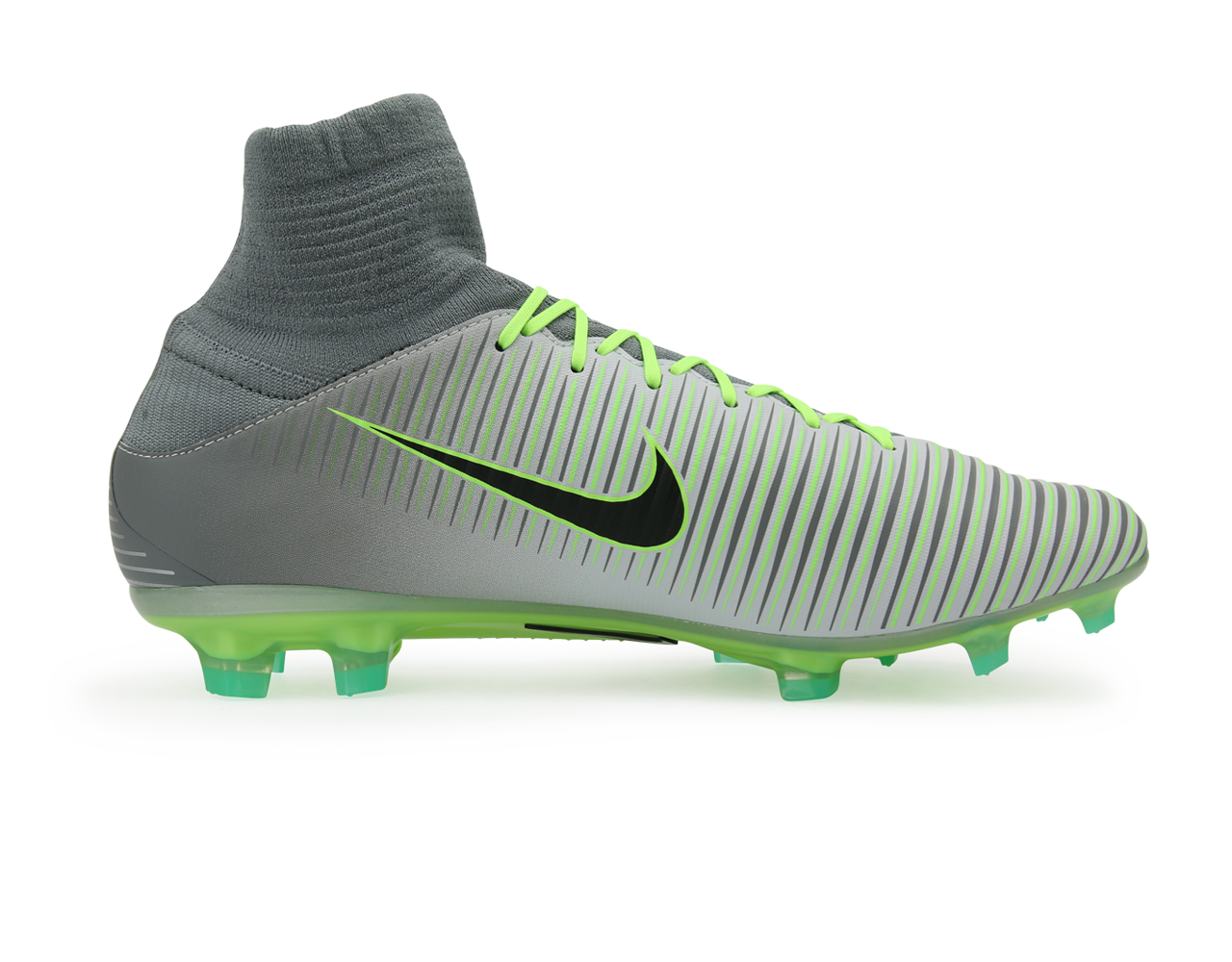 Nike Men's Mercurial Veloce III DF FG PurePlatinum/Black/Ghost Green